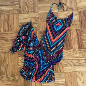 Stripe maxi dress 👗